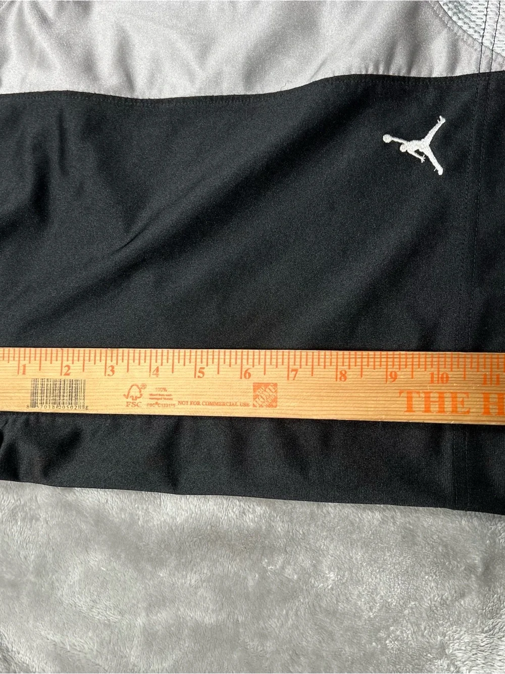 Jordan Durasheen Baggy Shorts Mens M Black Silver Basketball 404309 012